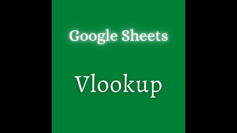 How to use the VLOOKUP formula in Google Sheets