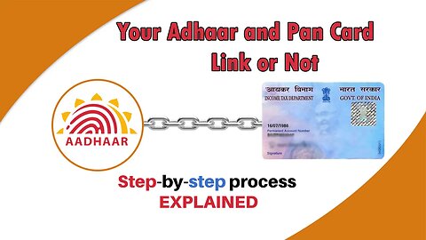 How to Check if my PAN Card is Linked with Aadhaar Card or not | pan aadhar link status check 2023