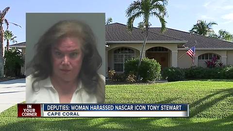 Cape Coral woman accused of harassing, threatening NASCAR icon Tony Stewart