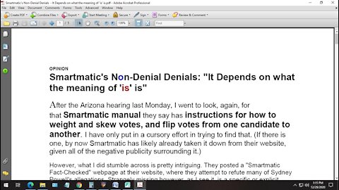 Smartmatic's Non-Denial Denials: "It Depends on What the Meaning of 'is' is"