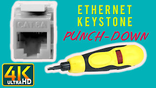 How to do an Ethernet Keystone Punch Down Tips and Tricks