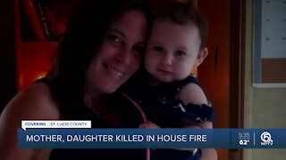 18-month-old girl, mother killed in St. Lucie County mobile home fire