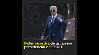 Joe Biden dimite como candidato