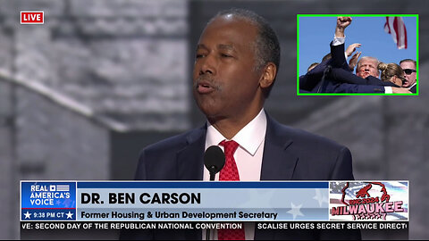 Dr. Ben Carson Brings Down the House with Epic Trump Tribute