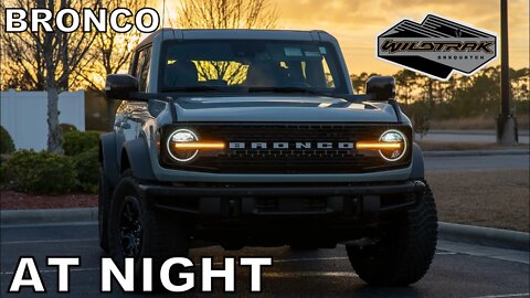 AT NIGHT: Ford Bronco WILDTRAK - Interior & Exterior Lighting Overview