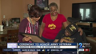 Ceremony held to honor local Army veteran
