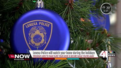 Lenexa police program checks on homes while you’re away