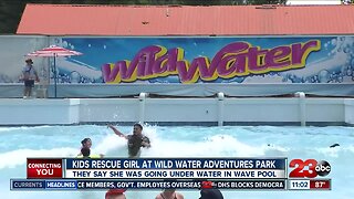 Heroic kids save girl from drowning at water park