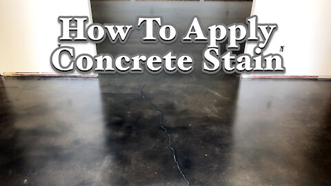 👊 How To Apply Concrete Stain