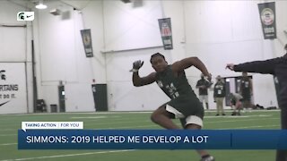 Simmons says 2019 season played a big role in development
