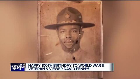 Happy 100th birthday to World War II veteran and viewer Davide Penny