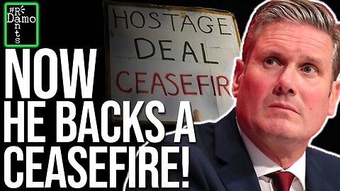 Starmer is now shamelessly denying his ceasefire position.
