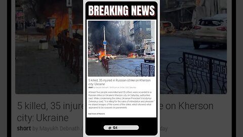 News Bulletin | Tragedy in Kherson City: Ukraine Horror Revealed | #shorts #news