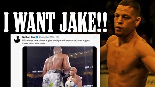 The MYSTERY Behind Nate Diaz Wanting the Jake Paul Fight