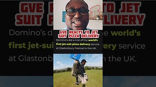 The World's FIRST JET SUIT Pizza Delivery | Reaction Video #shorts #shortswithcamilla #jetpack