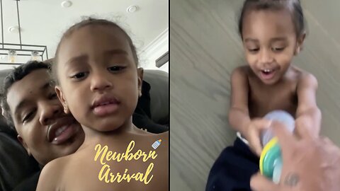 "My Juice" Tracy T & Kash Doll's Son Kashton Battles Daddy Over His Cup Of Juice! 🍼