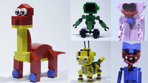 Lego Poppy Playtime Characters you can make with less than 110 pieces