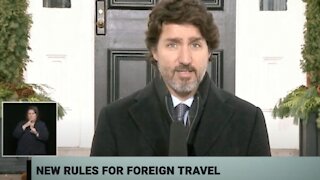 Canada's Travel Rules Are 'Very Clear' & No One Should Be Abroad Right Now Says PM