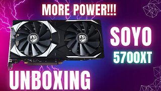 SOYO 5700XT | Unboxing & Overclocking tests