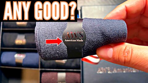 AWS/American Made Men's Bamboo Trouser Dress Socks (Complete Review & Demo)