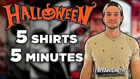Can I Make 5 Halloween Shirts in 5 Minutes? (YES!)