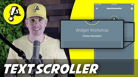 Flutter Text Scroller | Widget Workshop