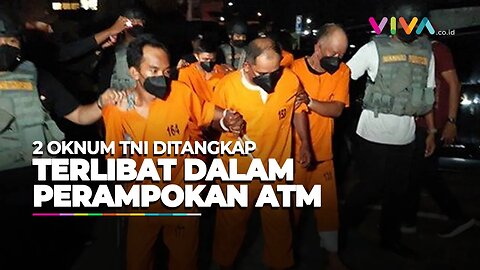 Rampok ATM 5 Tersangka Termasuk Oknum TNI Ditangkap