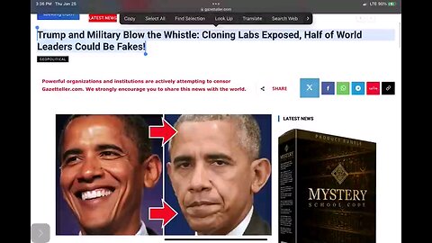 📣🔬 Trump and the military blow the whistle: Cloning labs exposed