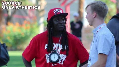 Flavor Flav watches first day of UNLV football fall camp