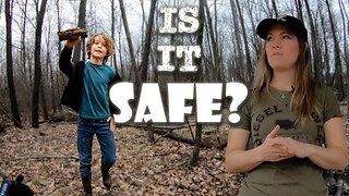 World's Smallest USEFUL Chainsaw (Child SAFE?!)- Damage to our Woods and Draining WET Fields