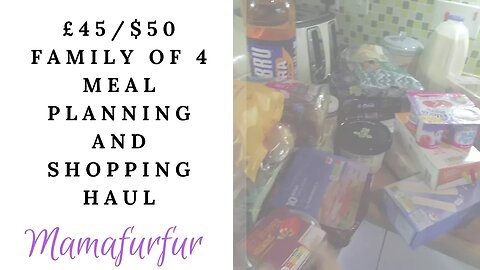 Weekly Family👪 Food Budget Haul and Meal Planning 🍝🍓🍽 ¦ Weekly budgetting spreadsheet