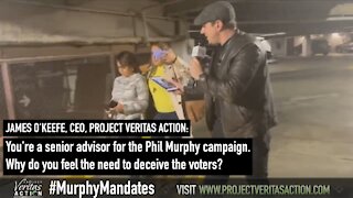 James O'Keefe Confronts NJ Gov Campaign Advisor Over Vaccine Mandates