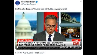 Three Years Late: Jake Tapper Admits Trump Was Right, Joe Biden Was Wrong on Hunter Biden