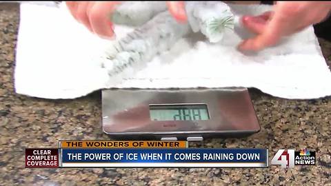 The power of ice: How much is too much before ice shuts down a city