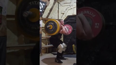 175 kg / 386 lb - Front Squat - Weightlifting Training