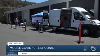 Mobile COVID-19 test clinic