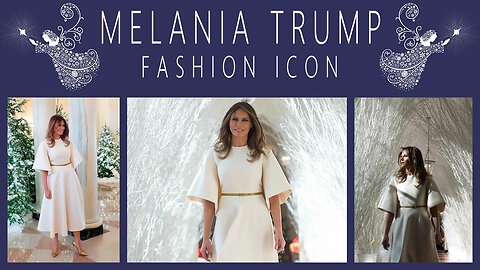 Melania Trump Fashion Icon - Christmas Angel