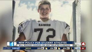 New policy for student athletes