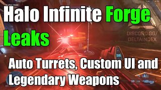 Forge Leaks - Autoturret, Custom UI and Epic Weapons - Halo Infinite