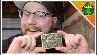 I have a confession to make... Melting scrap brass to sand cast a belt buckle