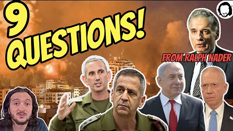 LIVE: 9 Questions That Destroy Israel's Narrative! (& much more)