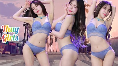 핫 모델 버니 체리 란제리 활주로 | Hot Model bunny cherry lingeri runway | Korean Thug Girls Show | asmr moaning