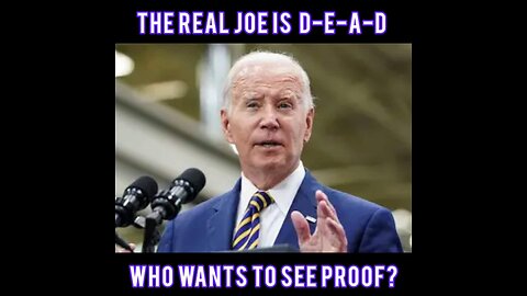 Biden is D-E-A-D heres your proof