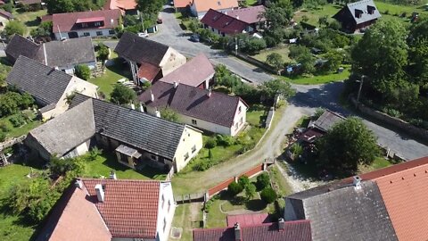 Drone over Velenovy, Czechia