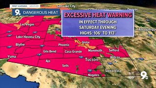 Extreme heat to finish the week and the month