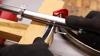 DIY device for sharpening a knife blade. Knife making