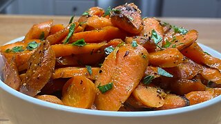 Ginger Maple Glazed Carrots