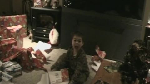 "Little Boy Goes Crazy When He Receives a Nintendo Wii for Christmas"