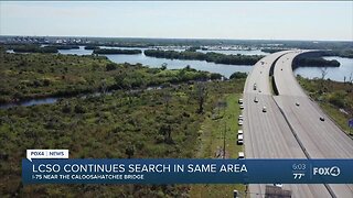 LCSO continues search along I-75 near Caloosahatchee Bridge