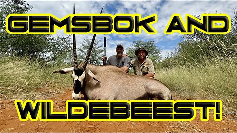 Hunting Gemsbok & Wildebeest in South Africa